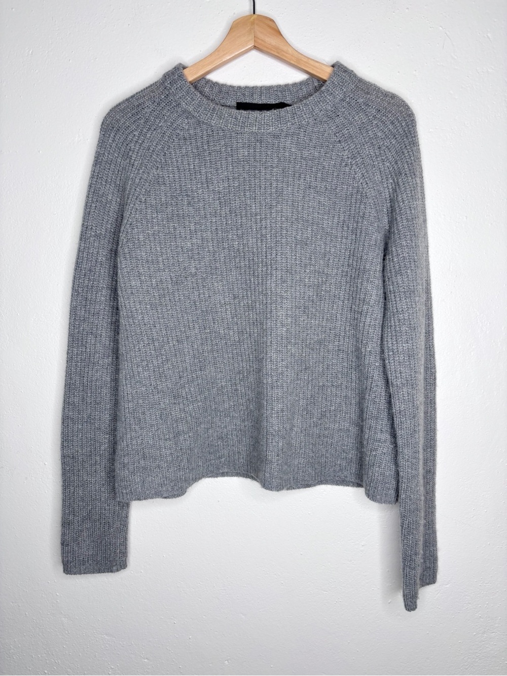 Jenni Kayne 100% Cashmere Fisherman Crewneck Sweater Size M EUC - Picture 3 of 10